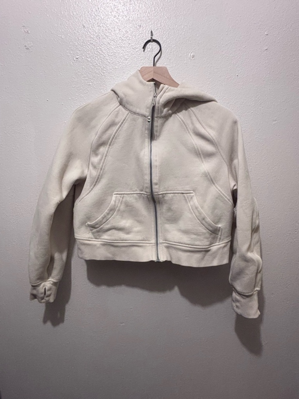 lululemon Scuba Oversized Full Zip Hoodie in 🤍 White 🤍 (XS/S)